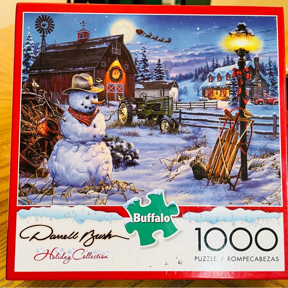 Buffalo Darrell Bush Country Christmas Puzzle